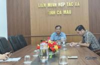 Liên minh HTX tỉnh Cà Mau tham dự Hội nghị triển khai Chương trình phối hợp với Hội Chữ thập đỏ