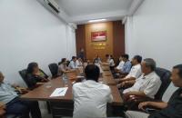 Làm việc với đoàn Liên minh HTX An Giang để học tập trao đổi kinh nghiệm mô hình HTX giao thông vận tải