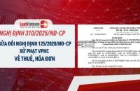 Nghị định số 310/2025/NĐ-CP: Những điểm mới trong xử phạt vi phạm hành chính về thuế, hóa đơn mà hợp tác xã cần quan tâm