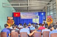 HỘI NGHỊ THÀNH LẬP HỢP TÁC XÃ NUÔI TÔM SIÊU THÂM CANH TUẦN HOÀN RAS, ẤP BÁ HUÊ, XÃ ĐẦM DƠI, TỈNH CÀ MAU