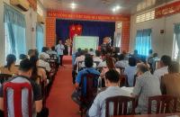 Khai giảng lớp tuyên truyền về kinh tế tập thể năm 2025 tại Thị trấn Đầm Dơi, huyện Đầm Dơi, tỉnh Cà Mau.