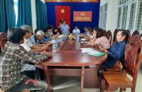 Liên minh hợp tác xã tỉnh nắm tình hình hạt động các HTX hiệu quả hoạt động của các HTX điểm và HTX vệ tinh trên địa bàn xã Vĩnh Hậu