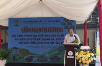 Khai trương Cửa hàng trưng bày, giới thiệu sản phẩm OCOP và nông sản Hợp tác xã