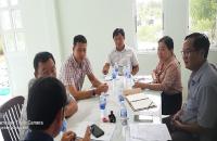 Ủy ban Kiểm tra Liên minh Hợp tác xã tỉnh Cà Mau kiểm tra, giám sát đối với HTX Nuôi Cua Tân Hiệp Phát, xã Lâm Hải, huyện Năm Căn.