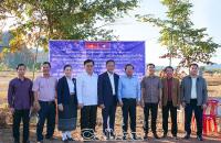 Cà Mau khảo sát mô hình lúa - tôm tại tỉnh Khăm Muồn