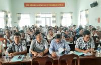Khai giảng lớp tuyên truyền về kinh tế tập thể tại Thị trấn U Minh, huyện U Minh, tỉnh Cà Mau.