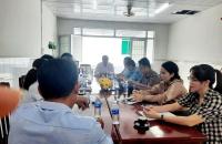 LIÊN MINH HỢP TÁC XÃ TỈNH CÀ MAU  ĐẾN THĂM VÀ LÀM VIỆC HỢP TÁC XÃ NÔNG NGHIỆP TRÍ LỰC